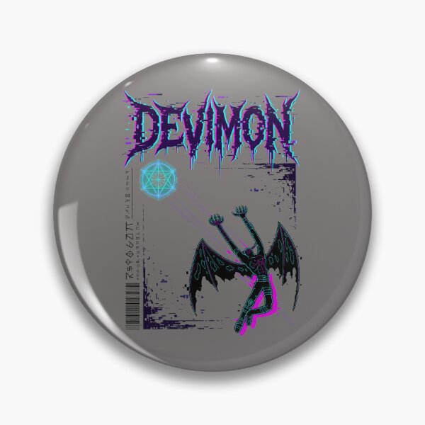 Item preview, DEVIMON Distressed Retro Monster Graphic Tee-1 designed and sold by MarkPearys.