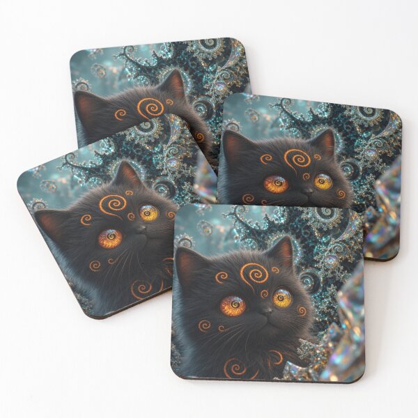 Item preview, ​Cosmic Crystal Kitten designed and sold by KingsArtworx 2.