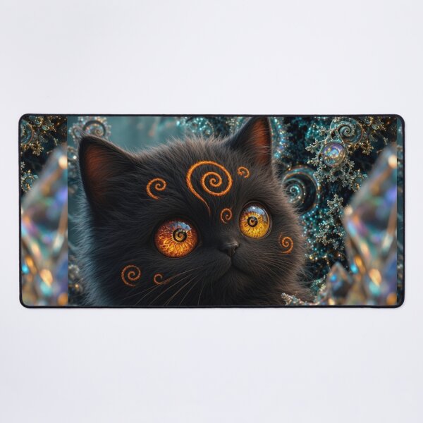 Item preview, Cosmic Crystal Kitten designed and sold by KingsArtworx 2.