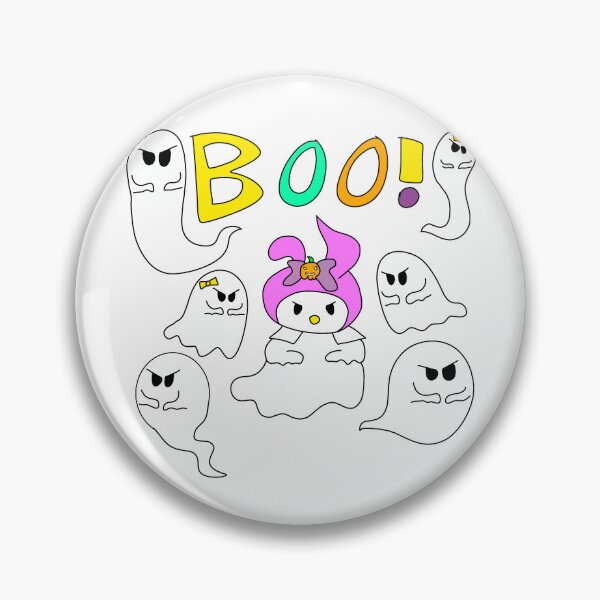 Artikelvorschau, My Melody the Ghost (mit Fluffbottom) entworfen und verkauft von WolfWhispersShop.
