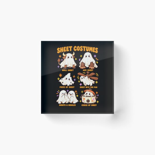 Item preview, Halloween Ghosts With Sheet Costume Puns designed and sold by elderberry.