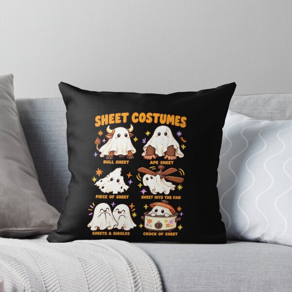Item preview, Halloween Ghosts With Sheet Costume Puns designed and sold by elderberry.