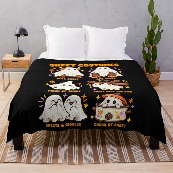 Item preview, Halloween Ghosts With Sheet Costume Puns designed and sold by elderberry.