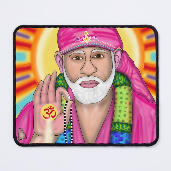 Item preview, Sai Baba Digital Drawing | Indian Spiritual Saint Artwork designed and sold by Harshit_Digital_Arts.