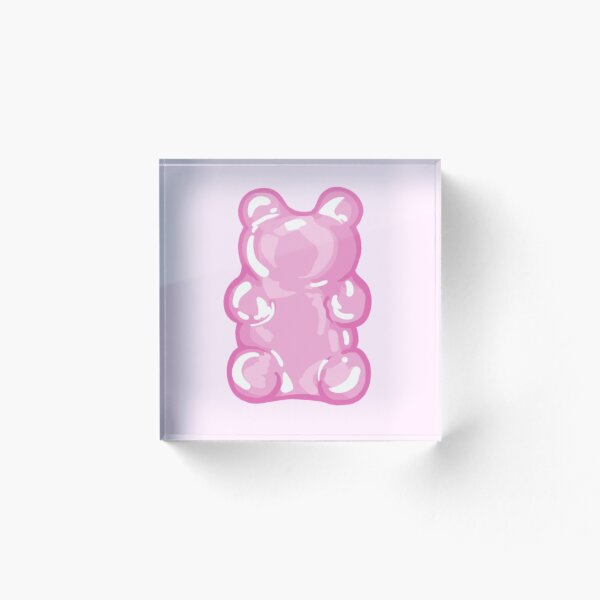 Artikelvorschau, Pink Gummy Bear Candy entworfen und verkauft von Super Neon Pixels .