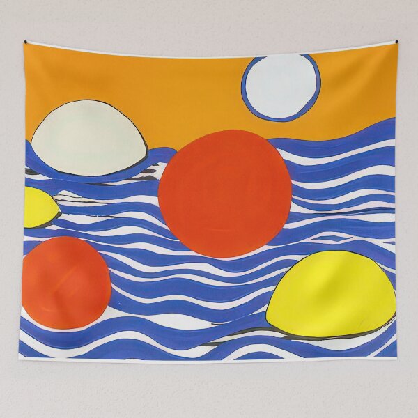 Item preview, Waves 1973 designed and sold by NeonCanvasDream.