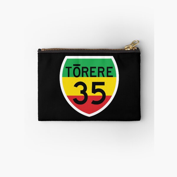 Item preview, Tōrere State Highway 35 – New Zealand Road Sign - Rasta colours designed and sold by MY NEW ZEALAND.
