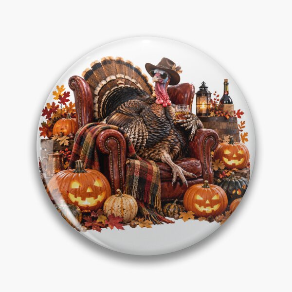 Item preview, Autumn Turkey Whiskey Lounge designed and sold by DansCreations42.