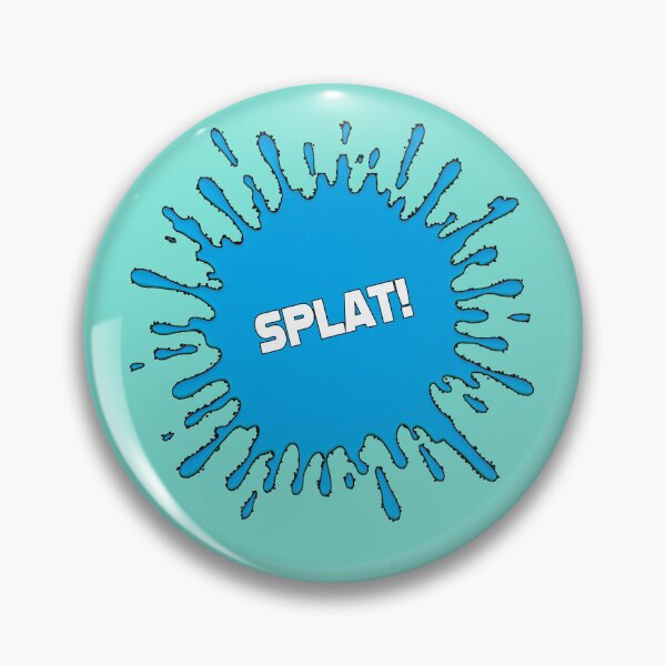 Item preview, ¡SPLAT! Explosión de arte pop cómic (azul) designed and sold by wobblyfrogs.