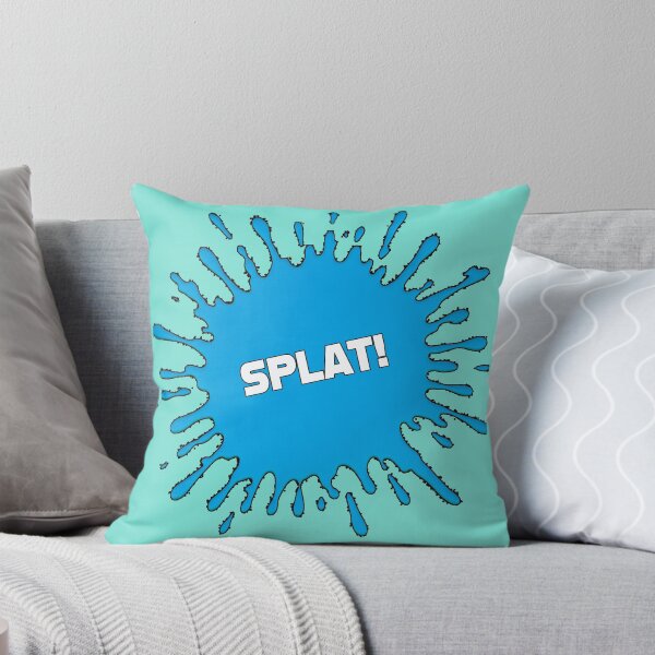 Artikelvorschau, SPLAT! Comic Pop Art Ausbruch (blau) entworfen und verkauft von wobblyfrogs.