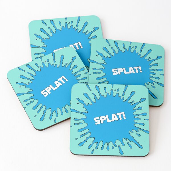 Item preview, SPLAT! Comic Pop Art Burst (blue) designed and sold by wobblyfrogs.
