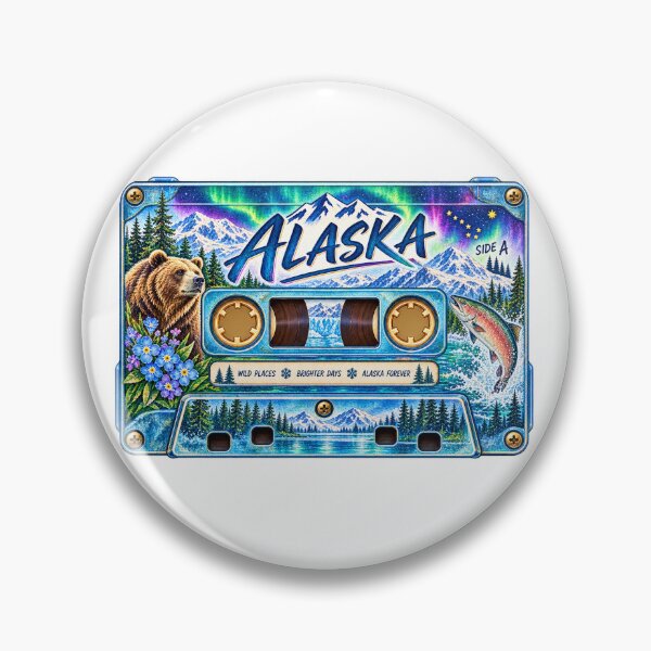 Item preview, Alaska Retro Cassette Tape designed and sold by Whimspired By Paxx.