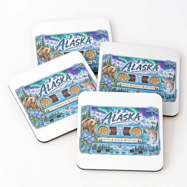 Item preview, Alaska Retro Cassette Tape designed and sold by Whimspired By Paxx.