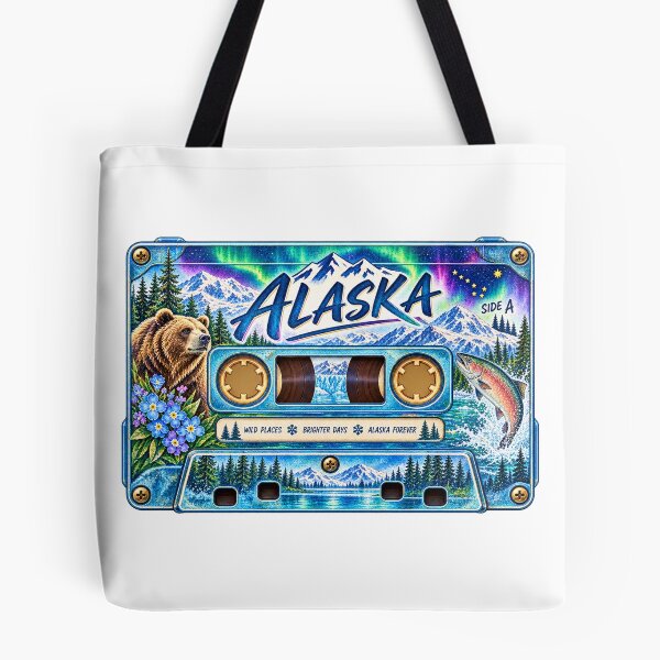 Item preview, Alaska Retro Cassette Tape designed and sold by Whimspired By Paxx.