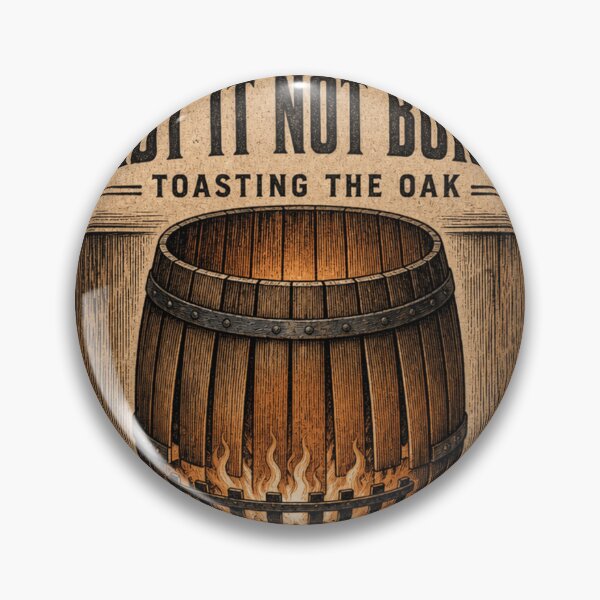 Item preview, Toast It Not Burn It Barrel Toasting Fire Basket Cooper Humor designed and sold by BoosterShop.