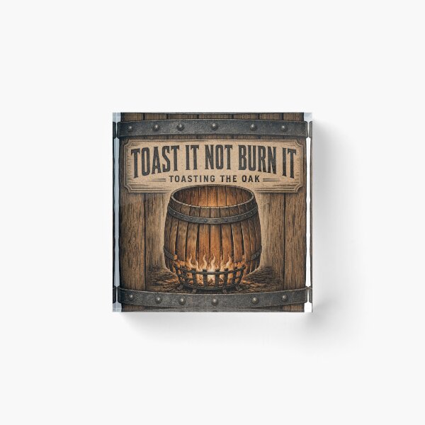 Item preview, Toast It Not Burn It Barrel Toasting Fire Basket Cooper Humor designed and sold by BoosterShop.