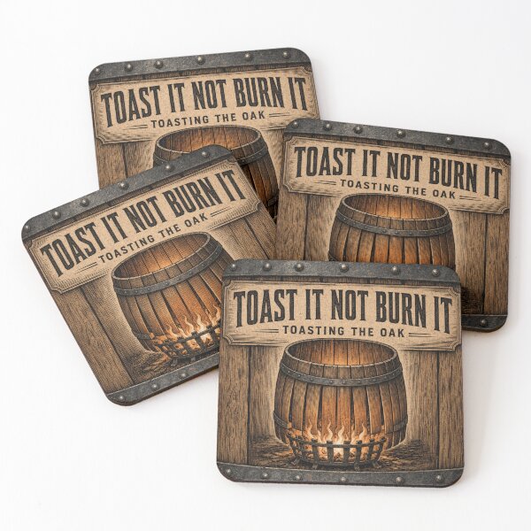 Item preview, Toast It Not Burn It Barrel Toasting Fire Basket Cooper Humor designed and sold by BoosterShop.