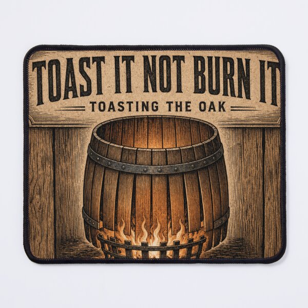 Item preview, Toast It Not Burn It Barrel Toasting Fire Basket Cooper Humor designed and sold by BoosterShop.