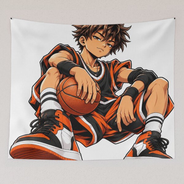 Item preview, Confident Anime Basketball Kid designed and sold by SayWhaaaat?.