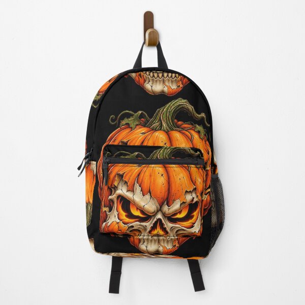 Item preview, Pumpkin Skull Halloween – Creepy Jack O Lantern Skull designed and sold by AnimalAirtistry.