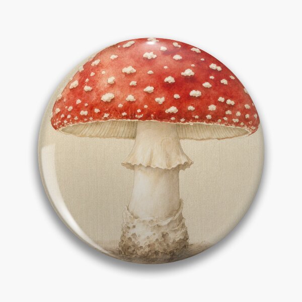 Item preview, Fly Agaric Mushroom Watercolor | Cottagecore Wall Art designed and sold by FixationStudio.