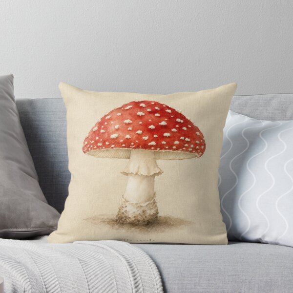 Item preview, Fly Agaric Mushroom Watercolor | Cottagecore Wall Art designed and sold by FixationStudio.