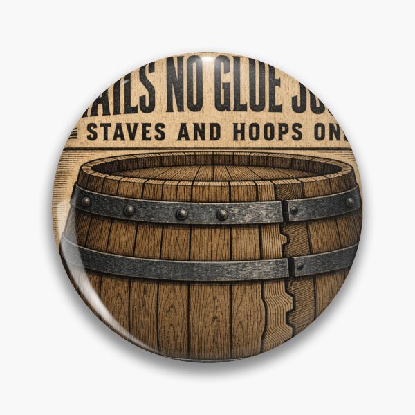 Item preview, No Nails No Glue Just Oak Barrel Staves Hoops Woodworking designed and sold by BoosterShop.