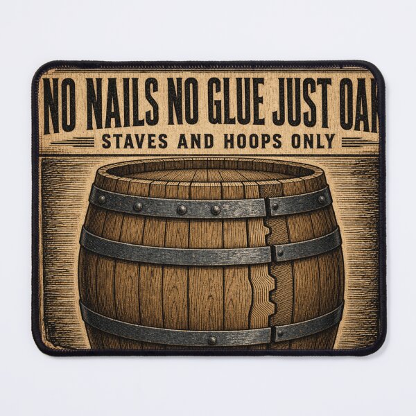 Item preview, No Nails No Glue Just Oak Barrel Staves Hoops Woodworking designed and sold by BoosterShop.