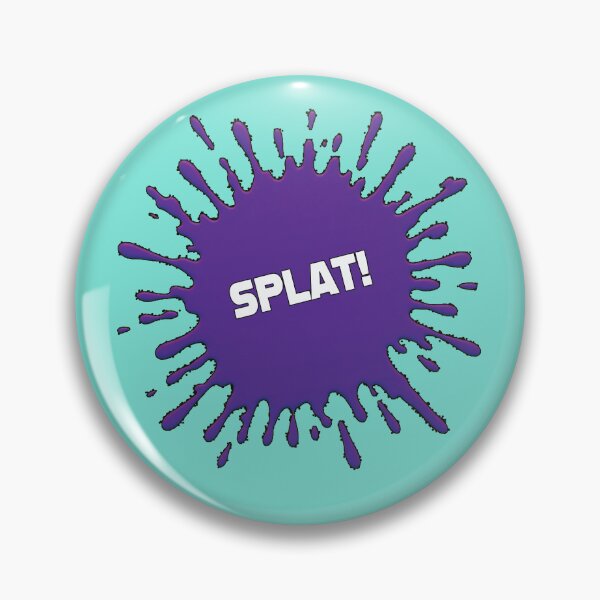 Item preview, ¡SPLAT! Explosión de arte pop cómico (morado) designed and sold by wobblyfrogs.