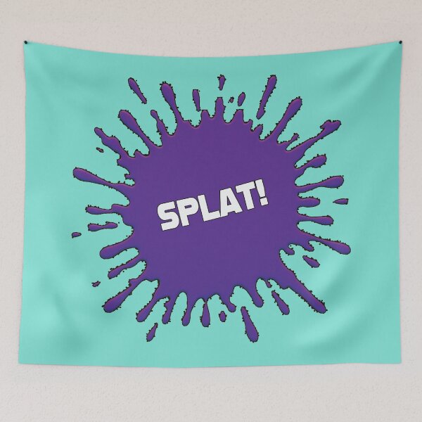 Item preview, SPLAT! Comic Pop Art Burst (purple) designed and sold by wobblyfrogs.