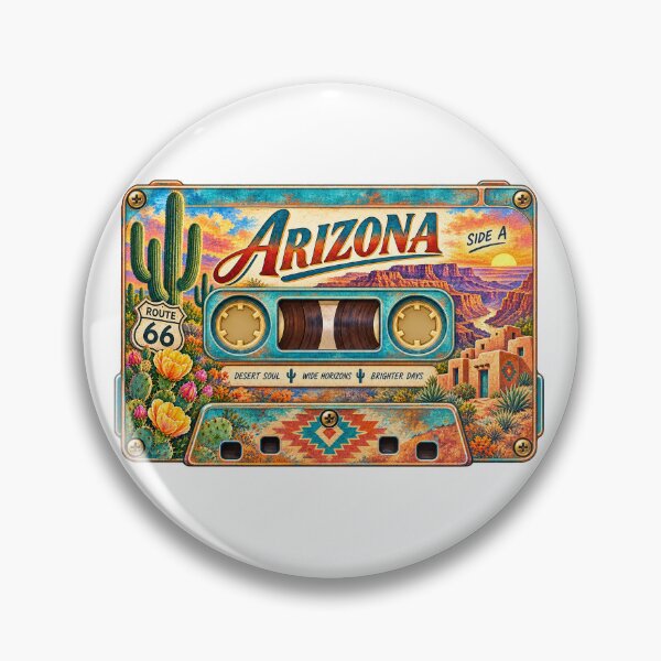Item preview, Arizona Retro Cassette Tape designed and sold by Whimspired By Paxx.