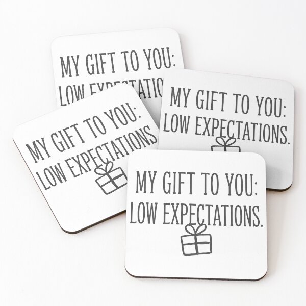 Item preview, My Gift To You Low Expectations Funny Christmas Shirt designed and sold by KERK Art and Design.
