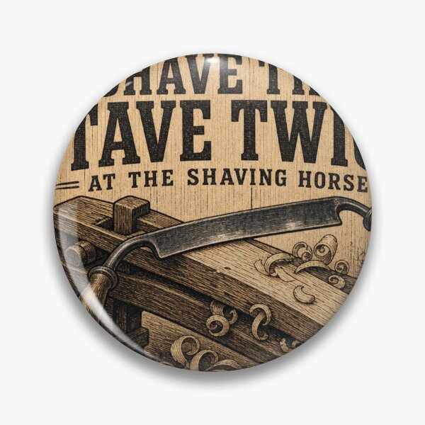 Item preview, Shave The Stave Twice Drawknife Shaving Horse Woodworking designed and sold by BoosterShop.
