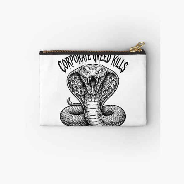 Item preview, Corporate Greed Kills Cobra Snake Illustration designed and sold by Owcomm.