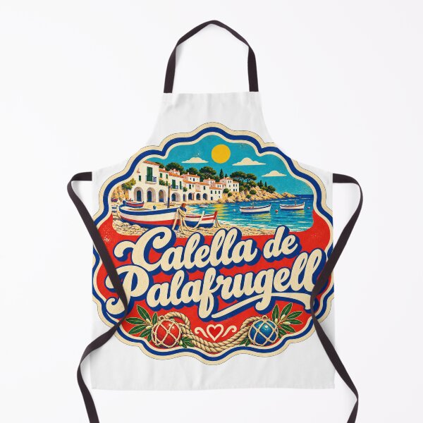Item preview, Calella de Palafrugell Spain Travel Souvenir Painted Mediterranean Sign designed and sold by VisualArtsOasis.