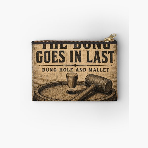 Item preview, The Bung Goes In Last Wooden Bung Mallet Barrel Cooper Humor designed and sold by BoosterShop.