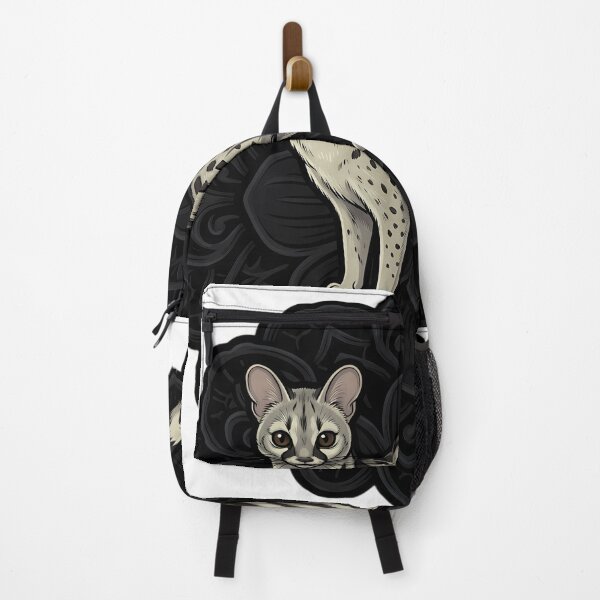 Item preview, Black Lace Occult Familiar — Common Genet in a Lace Medallion designed and sold by IllumeInk.