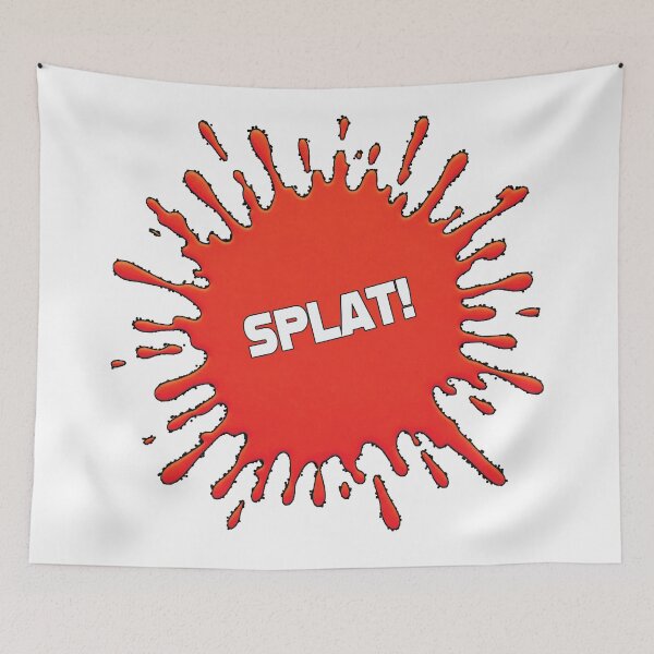 Item preview, SPLAT! Comic Pop Art Burst (red) designed and sold by wobblyfrogs.