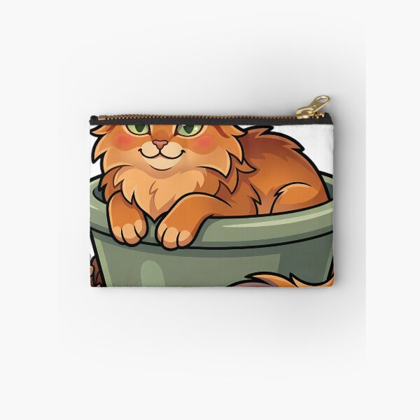 Item preview, Cozy Fluffy Somali Cat Sitting in a Ceramic Wash Basin designed and sold by pumsquare.