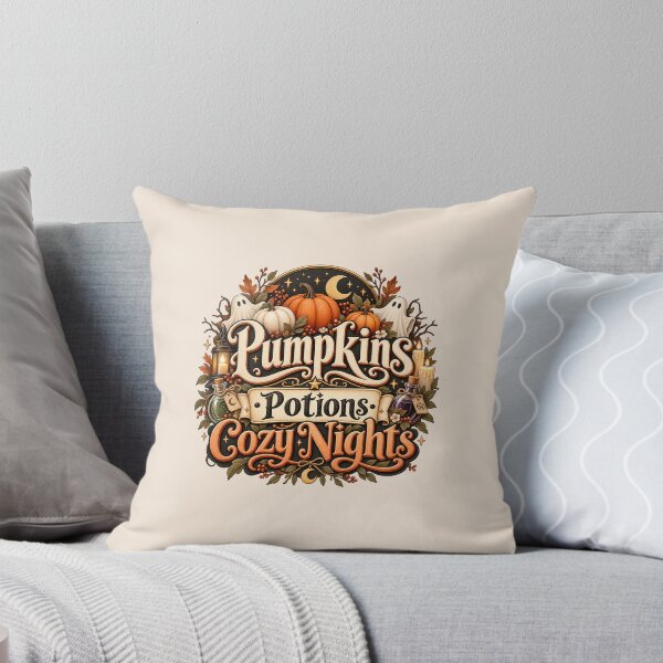 Item preview, Pumpkins Potions Cozy Nights designed and sold by Dopamine Department.