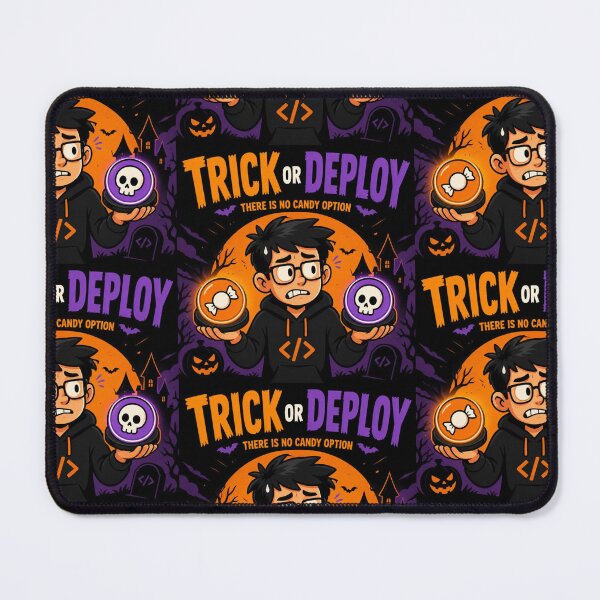 Item preview, Trick Or Deploy There Is No Candy Option - Funny Halloween Dev Shirt designed and sold by Geek Tracy Shop.