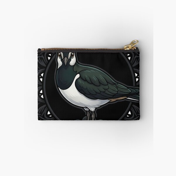 Item preview, Black Lace Occult Familiar — Northern Lapwing in a Lace Medallion designed and sold by IllumeInk.