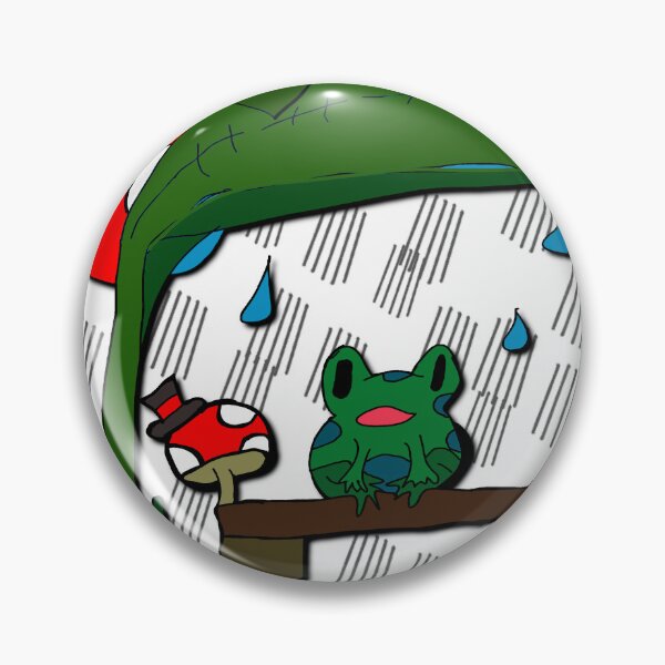 Item preview, Frog in the Rain designed and sold by BluePhoenixCat.