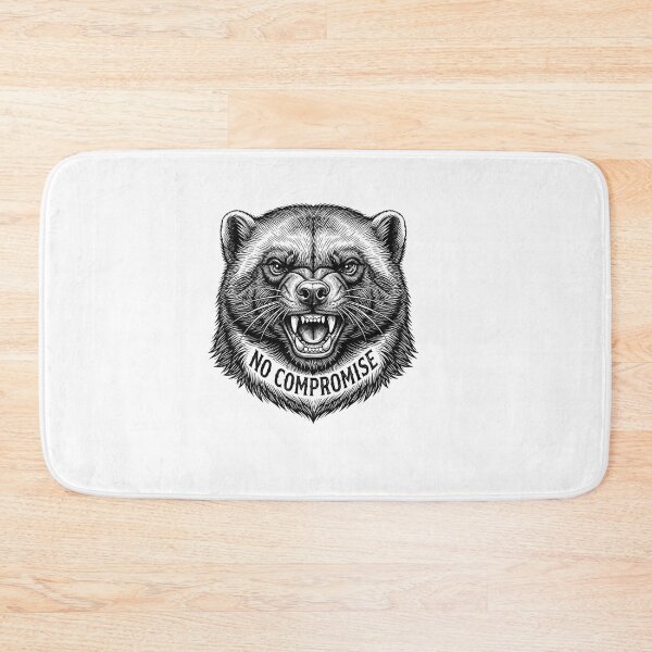 Item preview, Angry Wolverine No Compromise Vintage Line Art    designed and sold by Owcomm.