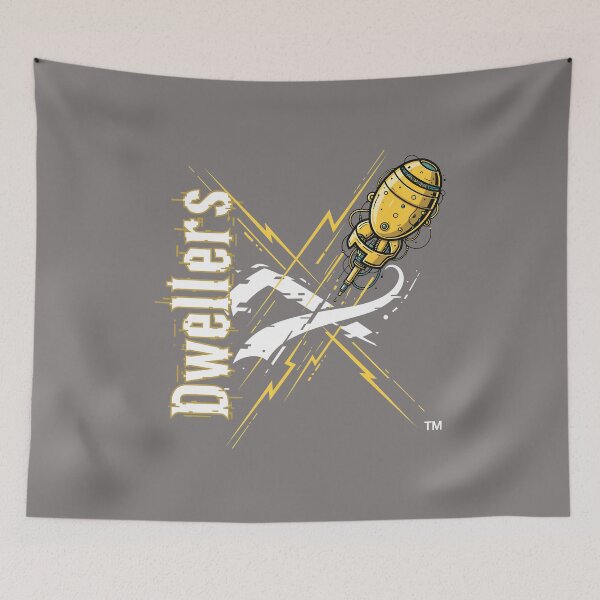 Item preview, Dwellers Rocket Script Logo (Dodgers Parody)-25 designed and sold by TomislKarlovic.
