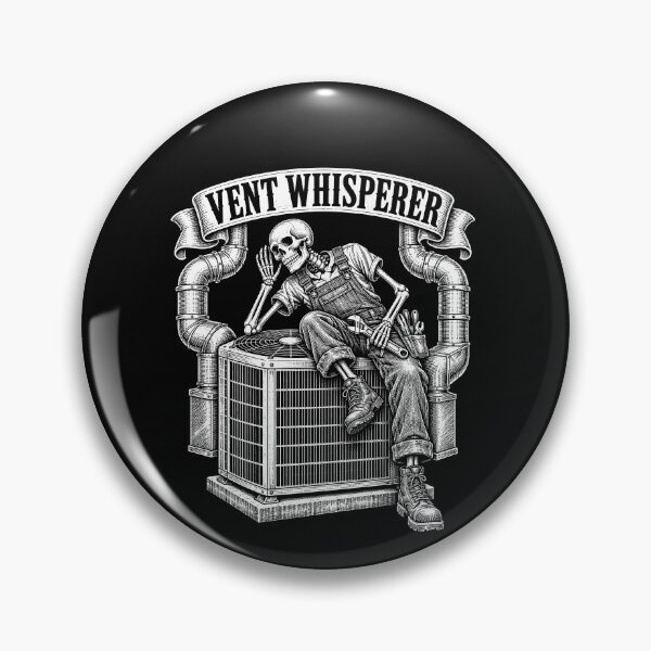 Item preview, Funny Vent Whisperer HVAC Technician Humor Art designed and sold by elderberry.