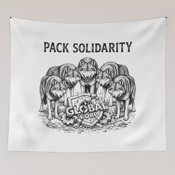 Item preview, Pack Solidarity Wolf Pack Global Corp Graphic designed and sold by Owcomm.