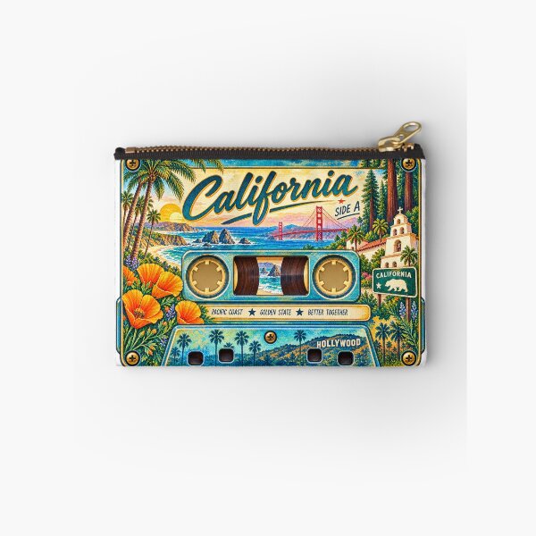 Item preview, California Retro Cassette Tape designed and sold by Whimspired By Paxx.