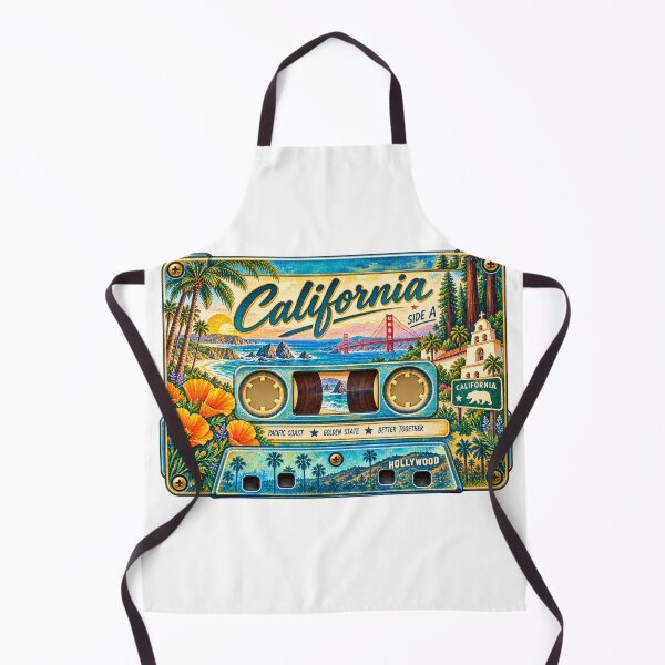 Item preview, California Retro Cassette Tape designed and sold by Whimspired By Paxx.