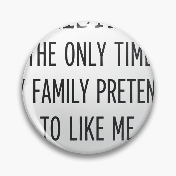 Item preview, Christmas The Only Time My Family Pretends To Like Me Funny Shirt designed and sold by KERK Art and Design.